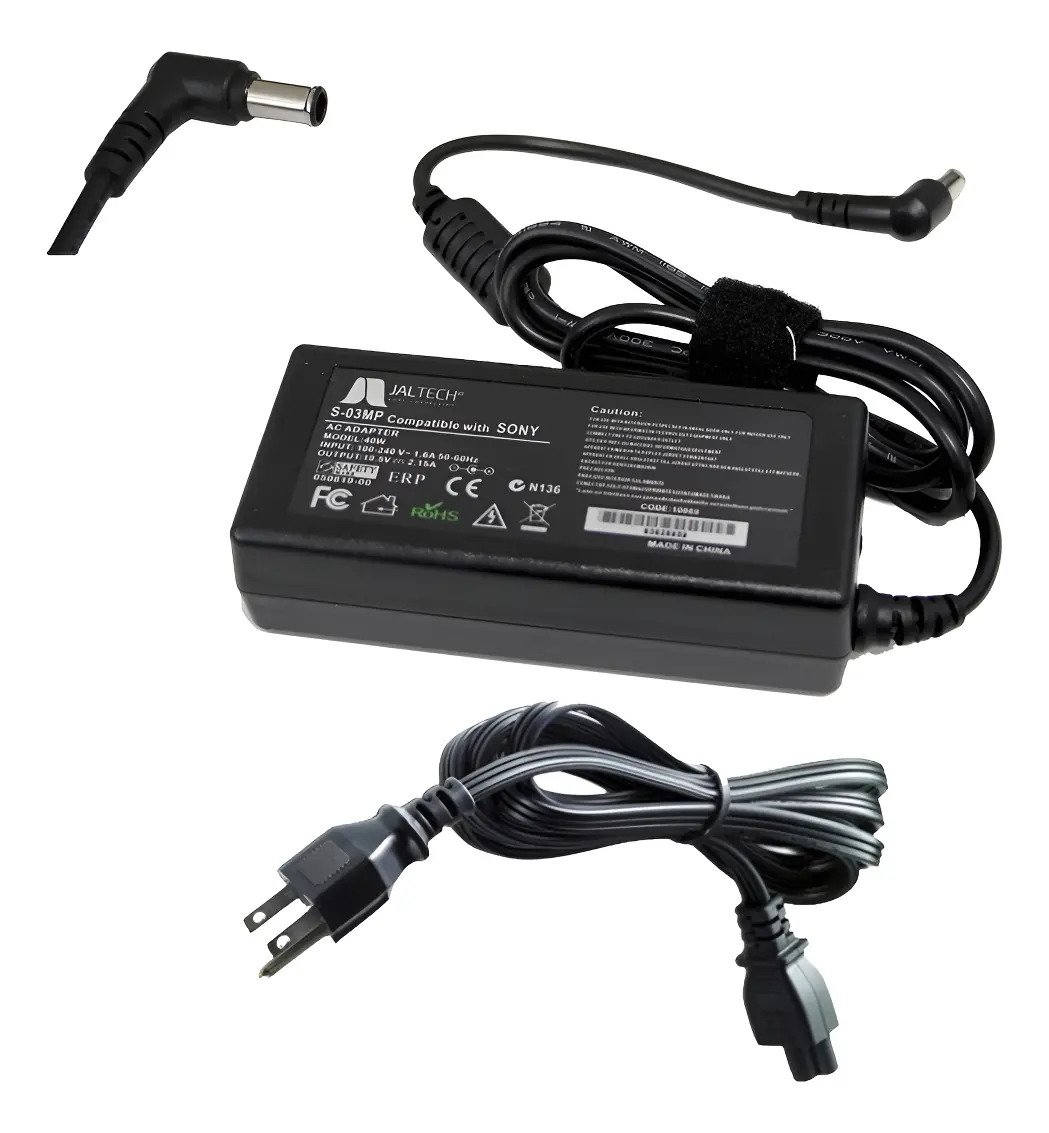 Cargador Premium Para Sony 19.5v, 2.15a, 6.0*4.4mm