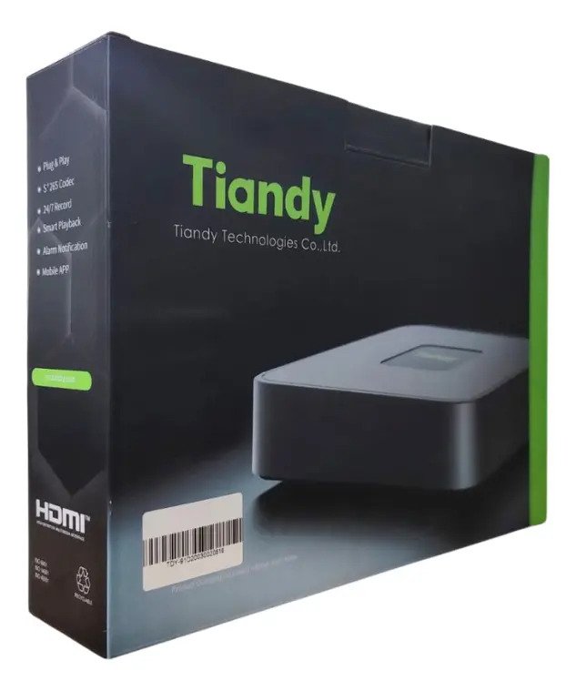 Nvr Tiandy Tc-r3108 8 Canales Poe 8tb Grabadora Cctv - Imagen 7