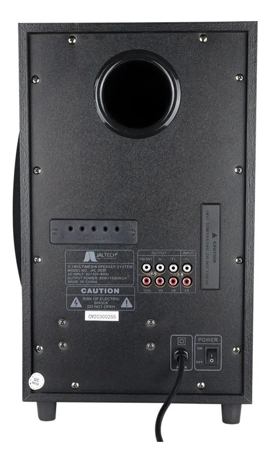 Teatro En Casa 4000w Rgb Bluetooth Subwoofer Fm Luz Ritmica - Negro - 50hz-18khz 110v - Imagen 7