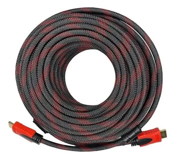 Cable Hdmi Seisa Mallado De 15 Metros Full Hd Y Conectores De Oro - Imagen 9