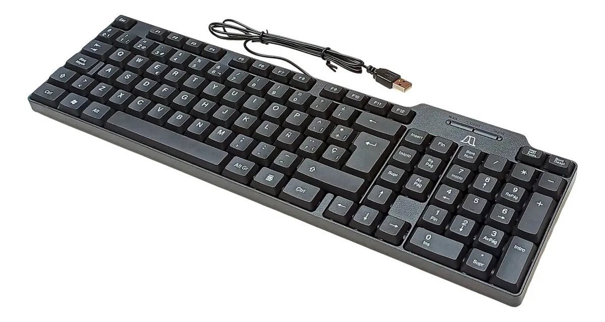 Teclado Usb Forza Jaltech Kb-05 Negro Para Pc Y Laptop - Imagen 2