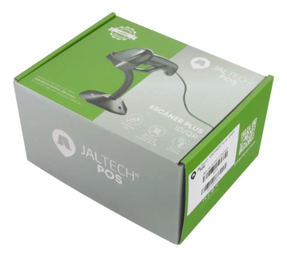 Lector Código De Barras Jaltech Pos Antishock Qr Y Barras - Imagen 5