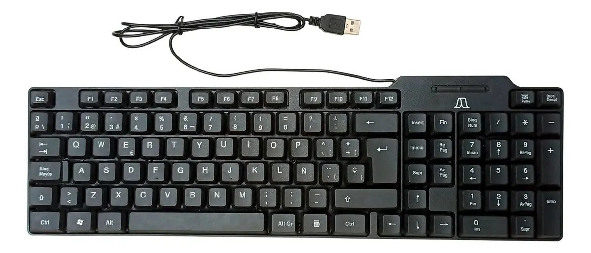 Teclado Usb Forza Jaltech Kb-05 Negro Para Pc Y Laptop - Imagen 3