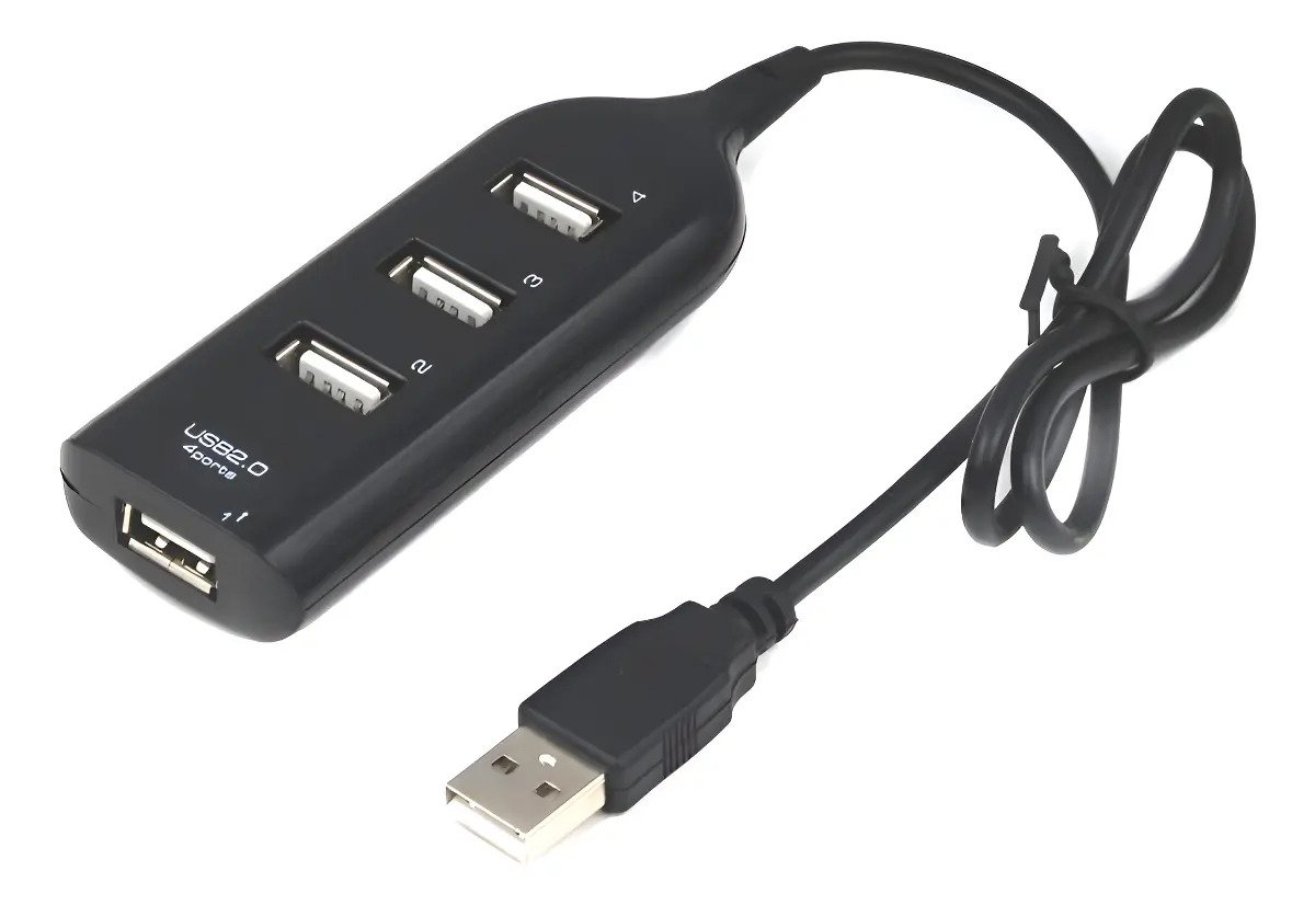 Multipuerto Usb X 4 Puertos Slim