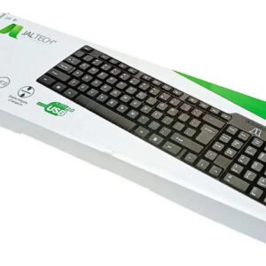 Teclado Usb Forza Jaltech Kb-05 Negro Para Pc Y Laptop