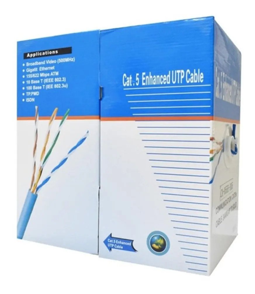 Cable De Red Utp Cat 5e Caja Por 305mts - Imagen 3