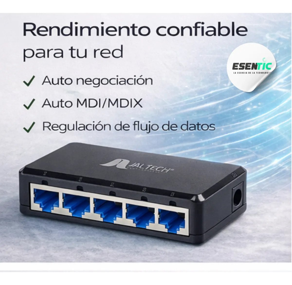 Switch Ethernet 8 Puertos 10/100 Mbps Alta Estabilidad - Imagen 12