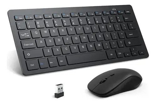 Combo Teclado Y Mouse Optico Inalambrico K-03 - Imagen 2