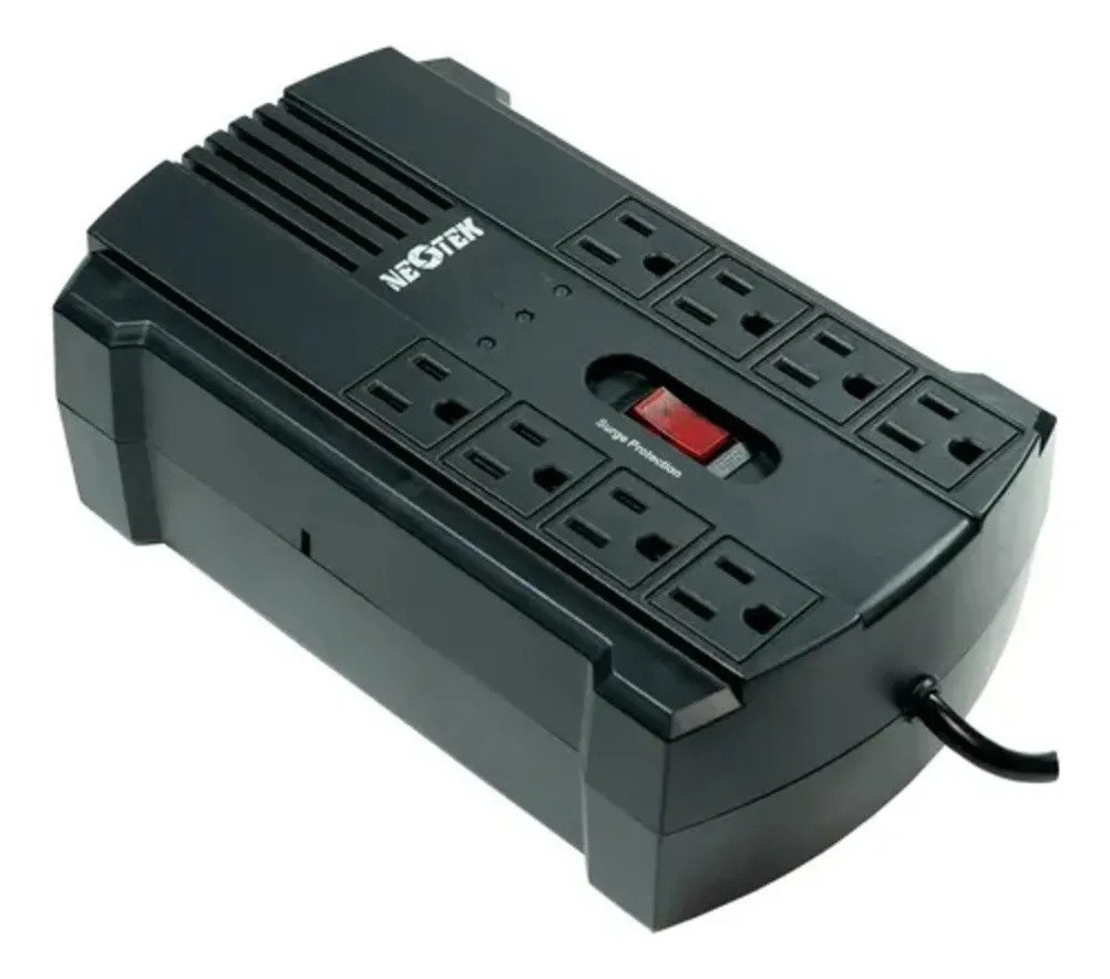 Regulador Voltaje Neotek 1200va 600w 8 Tomas Nk-100