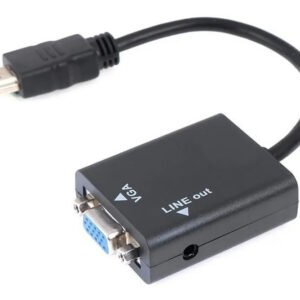 Adaptador Hdmi A Vga Con Audio
