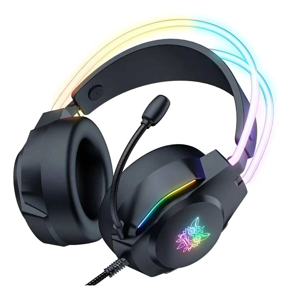 Diadema Gamer Tech Jal-x26 Rgb Con Micrófono Omnidireccional